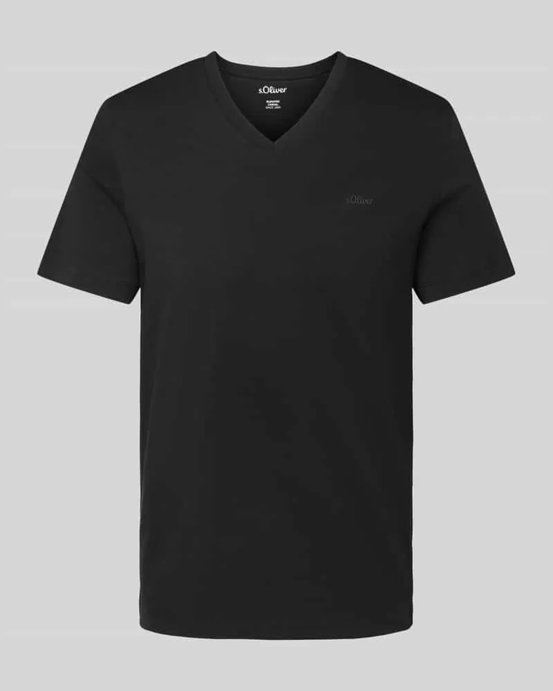S.Oliver Regular Fit T-Shirt aus reiner Baumwolle 