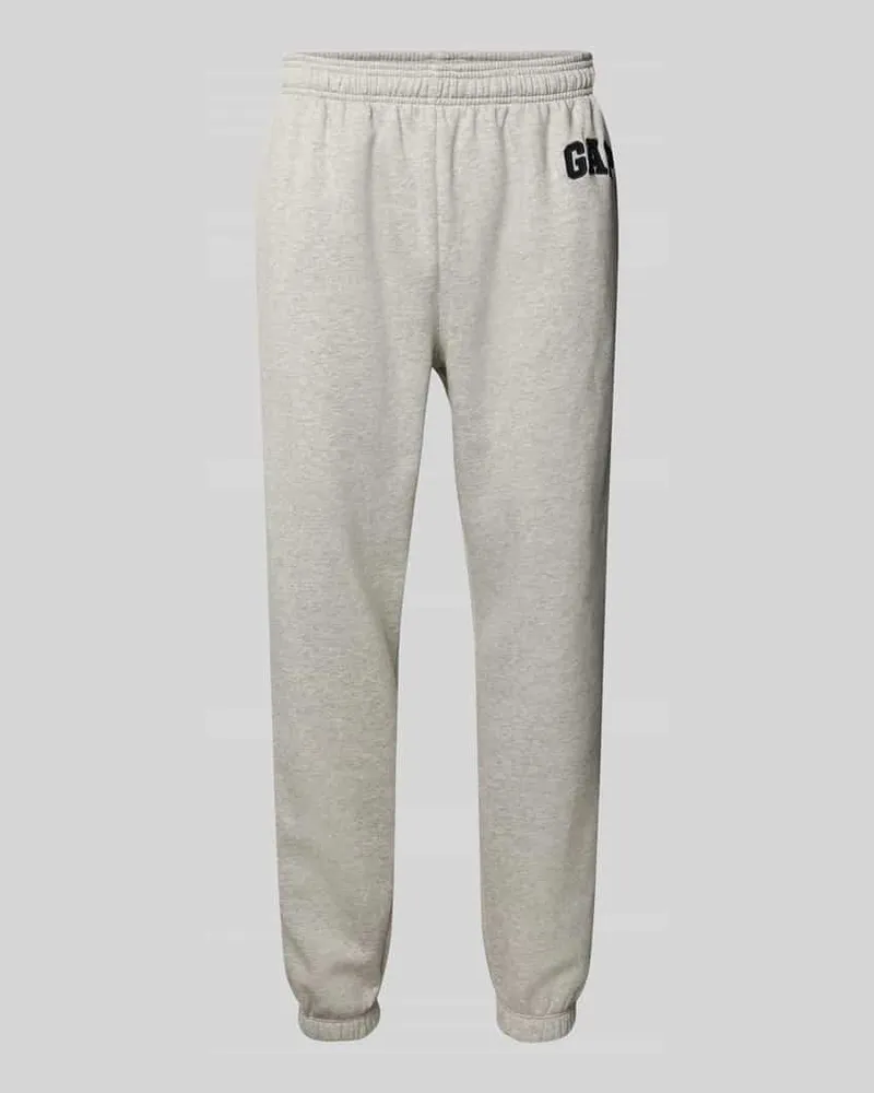 GAP Sweatpants mit Logo und elastischem Bund Hellgrau
