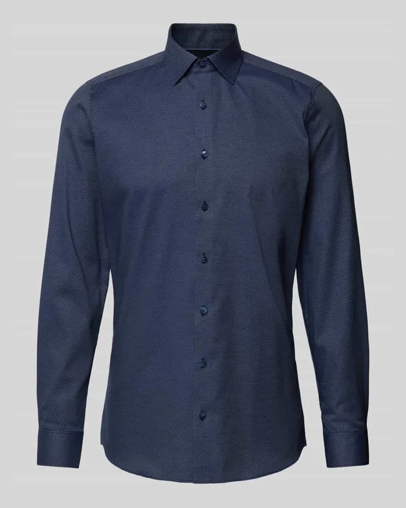 Olymp Slim Fit Businesshemd in Premiumqualität Marine