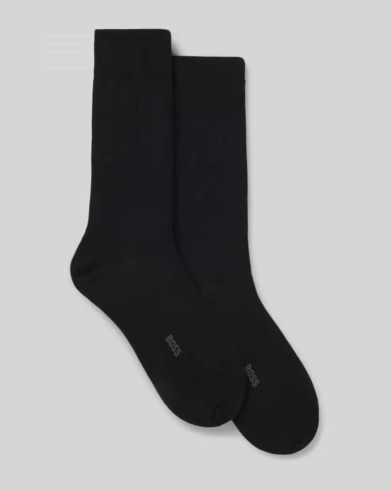 HUGO BOSS Socken aus Woll-Mix im 2er-Pack Black