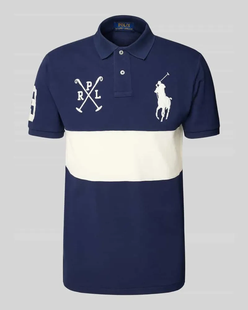Ralph Lauren Poloshirt mit Label-Stitching 