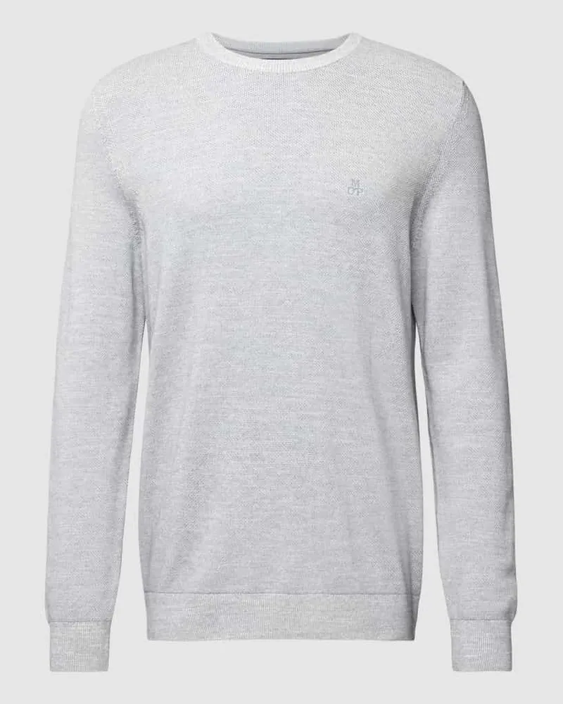 Marc O'Polo Strickpullover mit Label-Stitching 