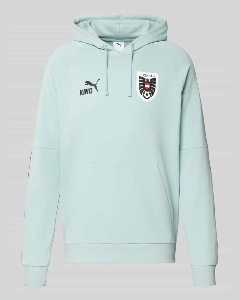 Puma Hoodie mit Känguru-Tasche Modell 'ÖFB KING Mint