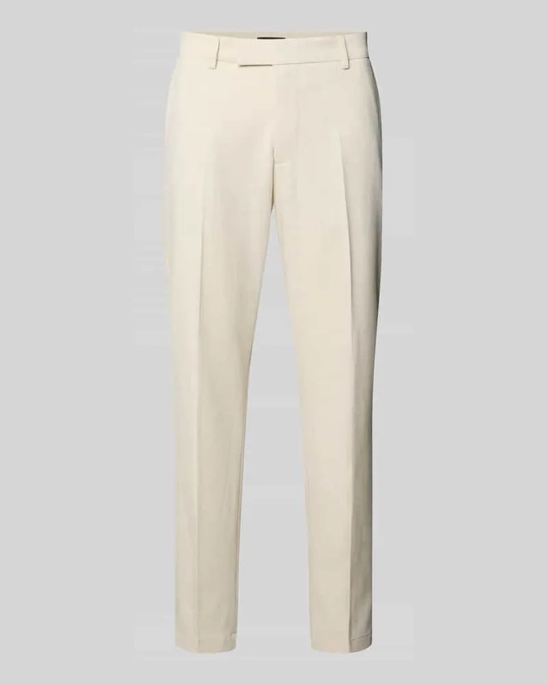 cinque Hose mit Bügelfalten Modell 'Beppe Beige