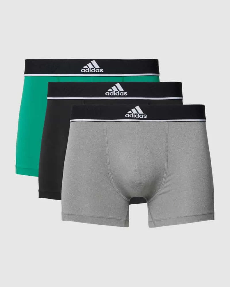 adidas Trunks mit elastischem Logo-Bund im 3er-Pack 