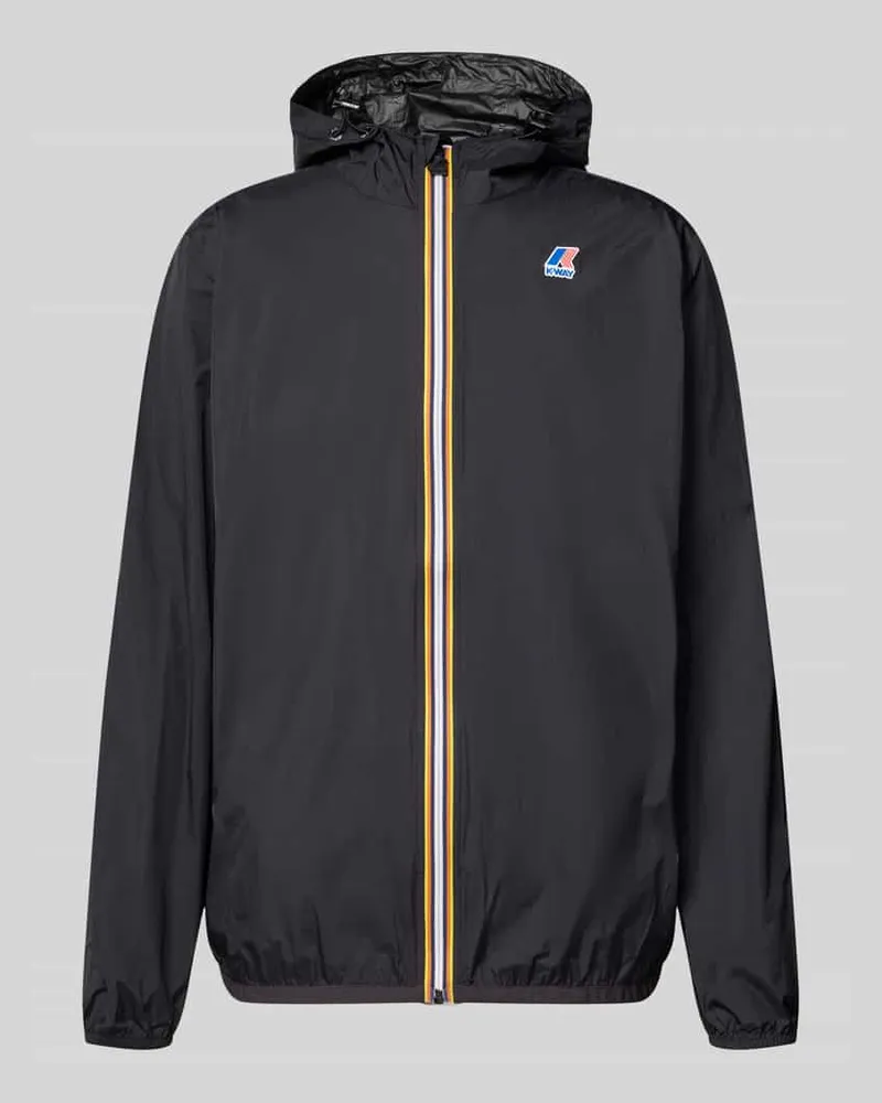 K-Way Regular Fit Jacke mit Kapuze Modell 'Le Vrai Black
