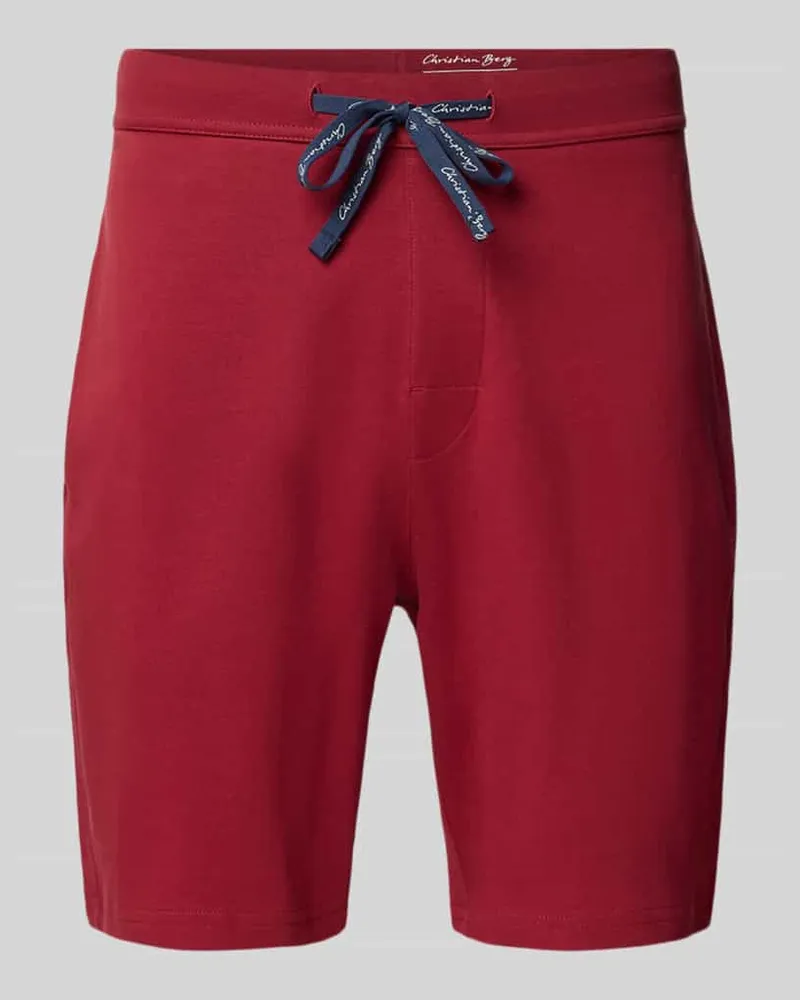 Christian Berg Regular Fit Sweatshorts mit Tunnelzug 