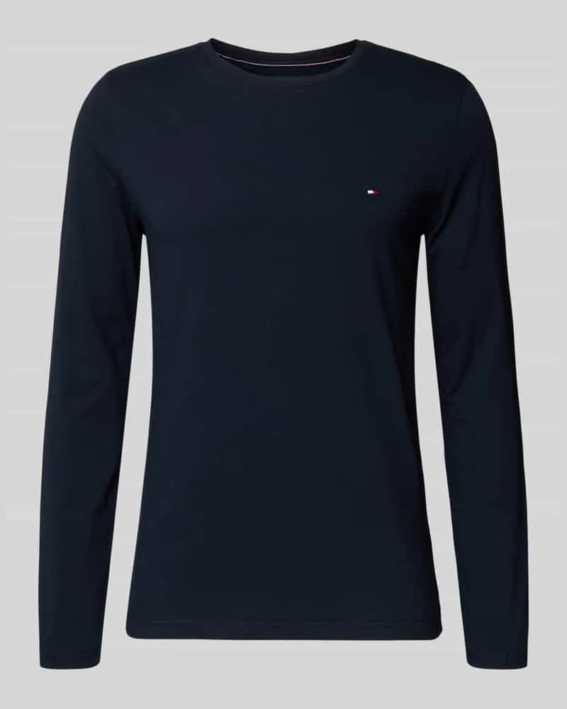 Tommy Hilfiger Slim Fit Langarmshirt aus Baumwoll-Mix 