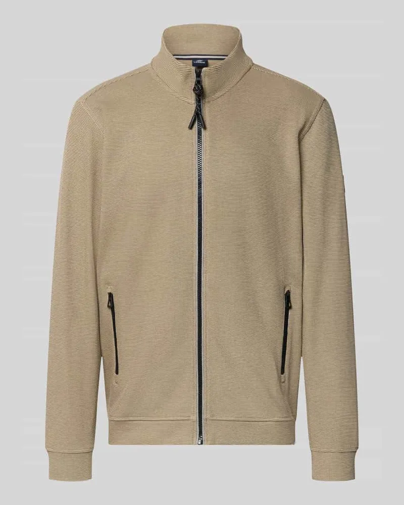 Lerros Regular Fit Jacke aus Baumwoll-Mix Modell 'SELANIK Beige