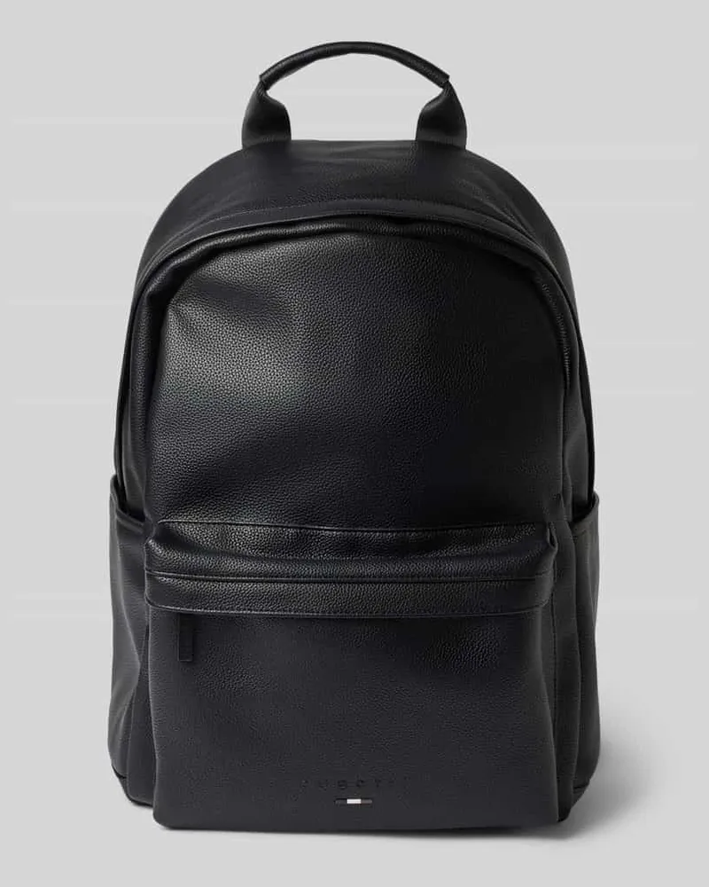 Bugatti Rucksack mit Label-Detail Modell 'Rico Black