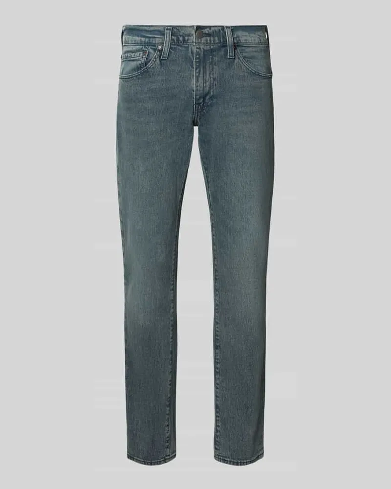 Levi's Slim Fit Jeans aus Baumwoll-Mix Modell '511® SLIM Rauchblau