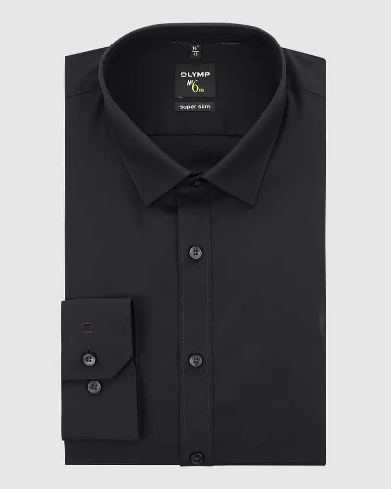 Olymp Super Slim Fit Businesshemd aus Popeline mit extra langem Arm 