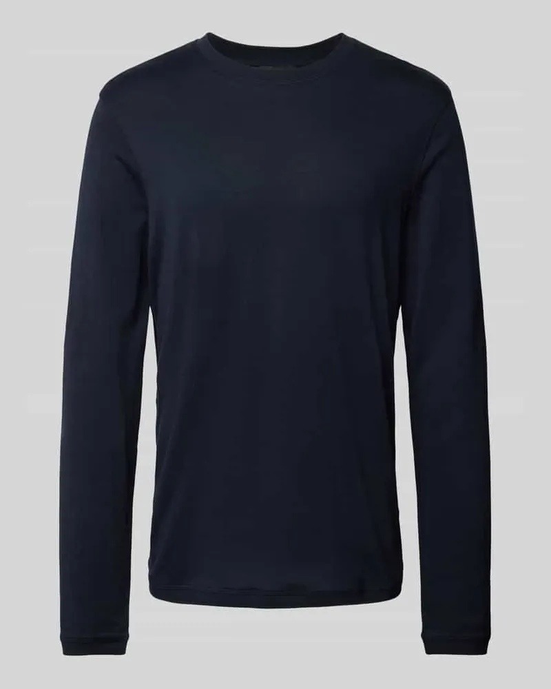cinque Regular Fit Longsleeve mit Rundhalsausschnitt Modell 'Badi Marine