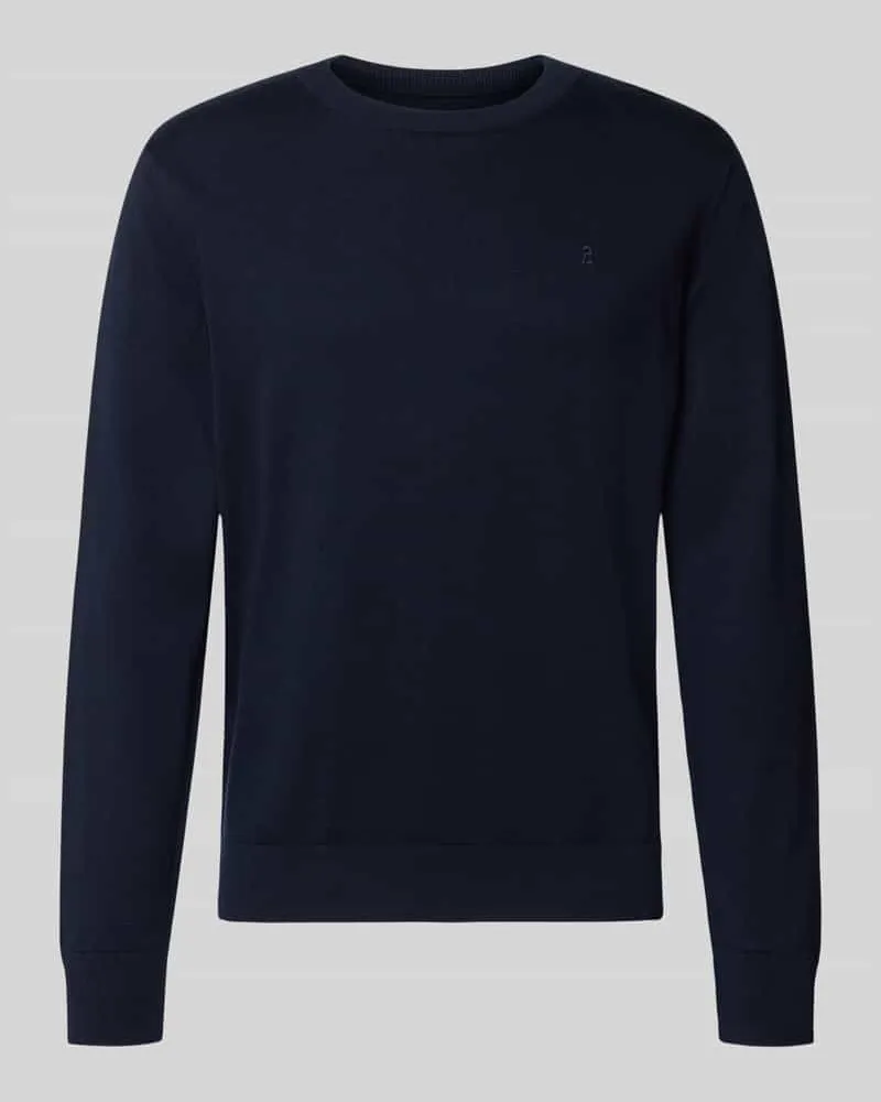 Armedangels Regular Fit Pullover aus reiner Baumwolle Modell 'LOUKAA Marine