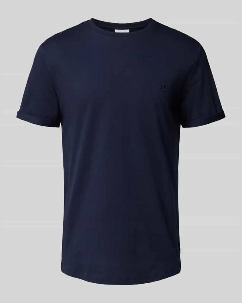 LES DEUX T-Shirt mit Rundhalsausschnitt Modell 'Norregaard Marine