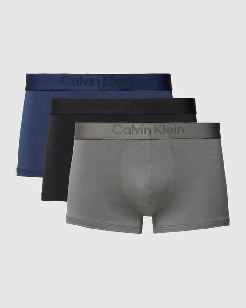 Calvin Klein Trunks mit elastischem Logo-Bund im 3er-Pack 