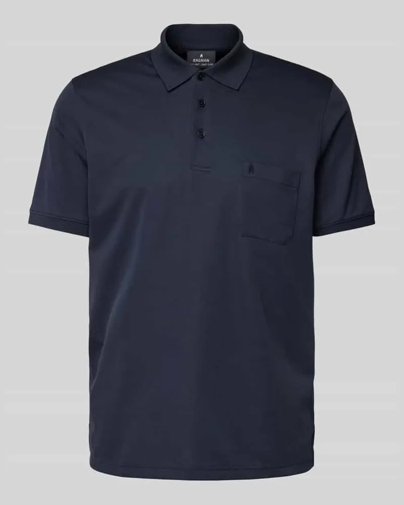 Ragman Regular Fit Poloshirt mit Brusttasche 