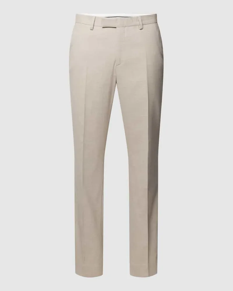 Pierre Cardin Regular Fit Stoffhose mit Strukturmuster Modell 'Ryan Beige