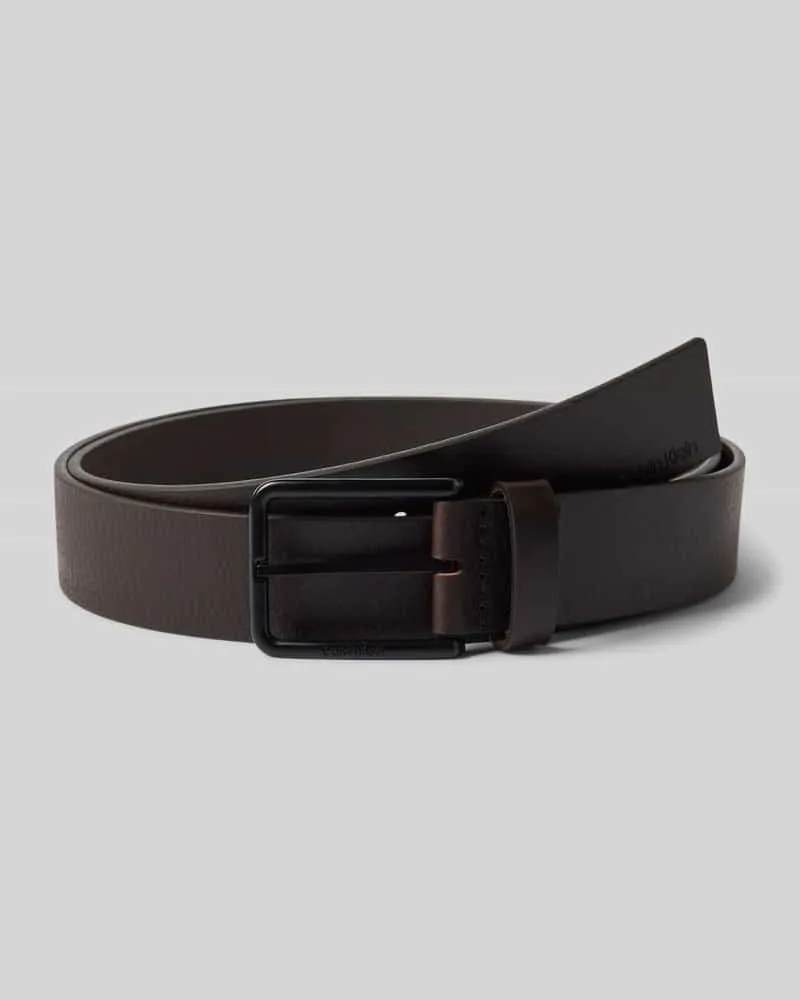 Calvin Klein Ledergürtel aus echtem Büffelleder Modell 'WARMTH 