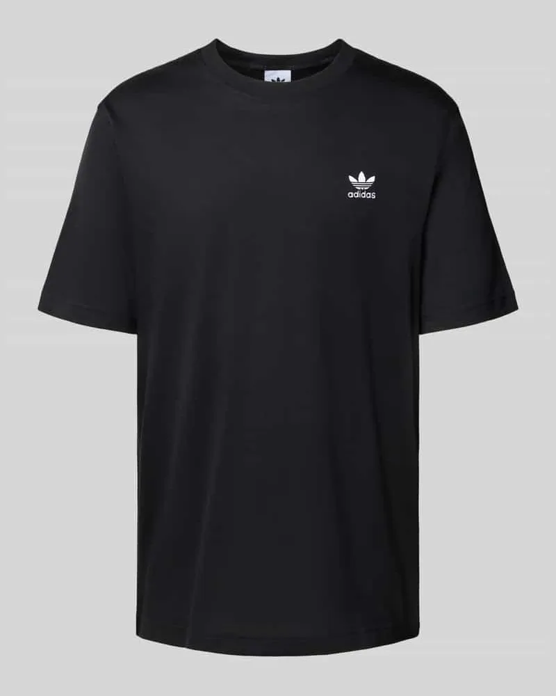 adidas T-Shirt mit Label-Stitching 