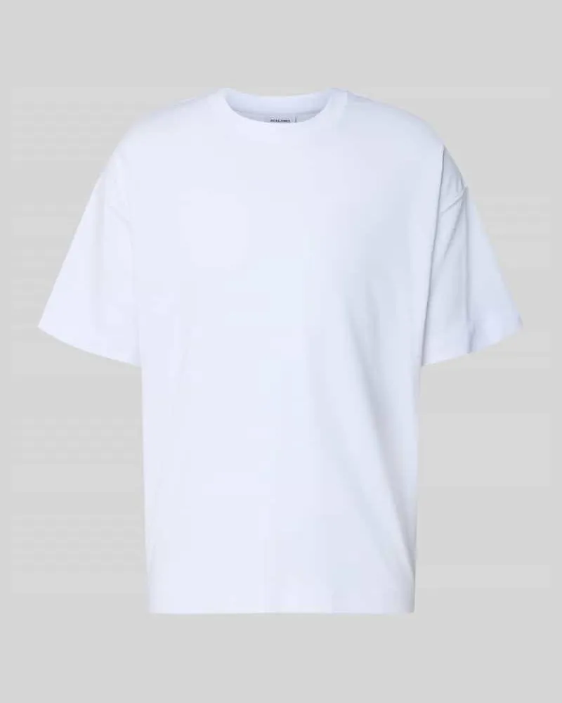Jack & Jones T-Shirt mit Rundhalsausschnitt Modell 'BARRON Weiss