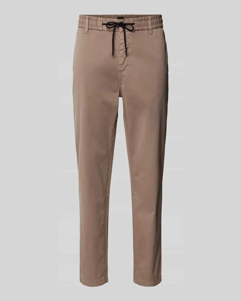 HUGO BOSS Tapered Fit Chino mit elastischem Bund 