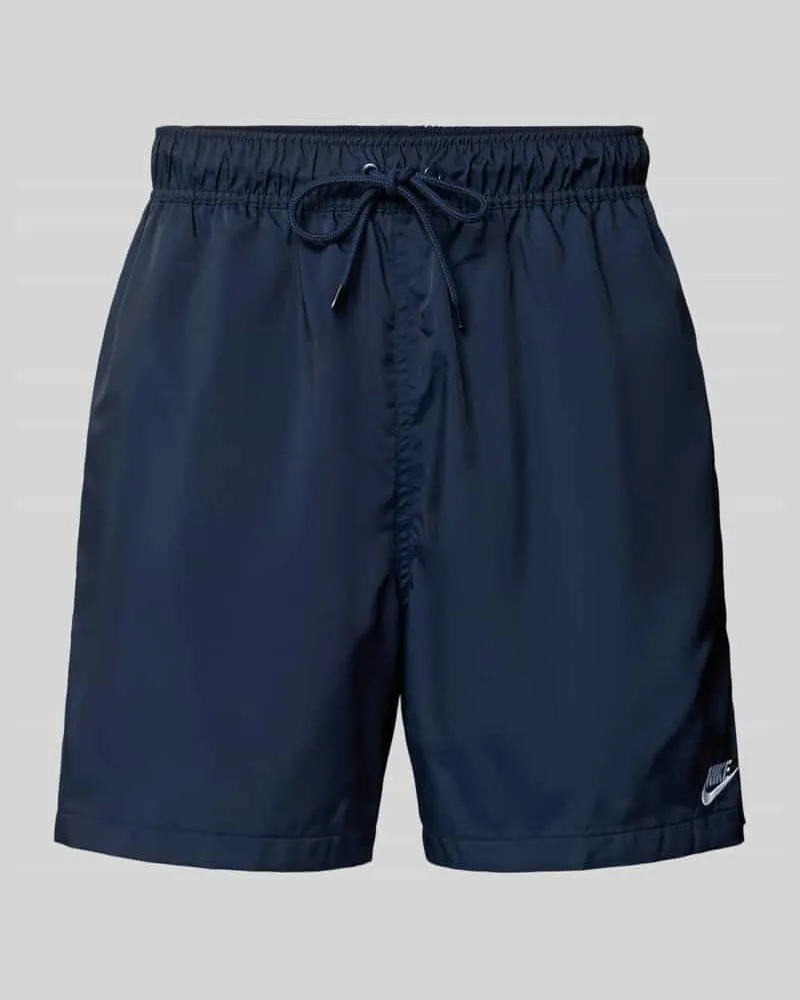 Nike Shorts mit Label-Stitching und elastischem Bund Marine