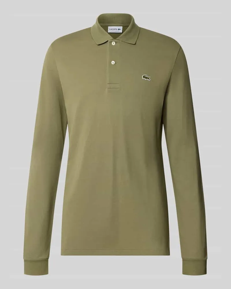 Lacoste Regular Fit Poloshirt aus reiner Baumwolle Khaki