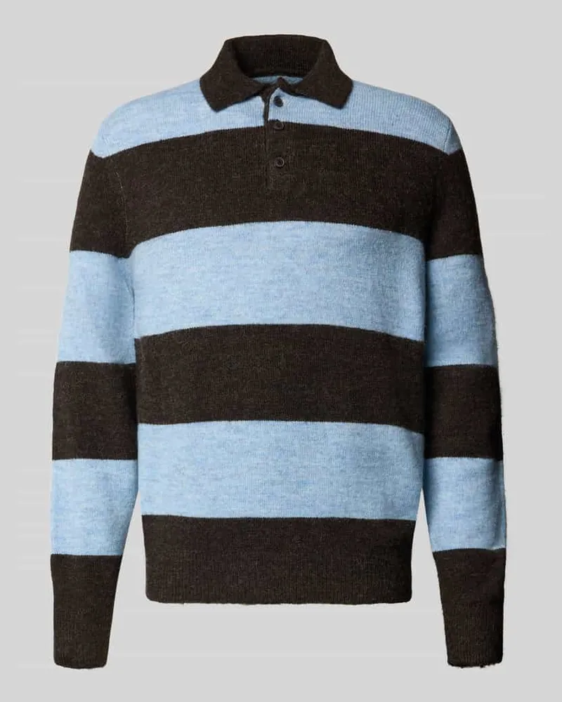 McNeal Regular Fit Strickpullover mit Polokragen Schlamm