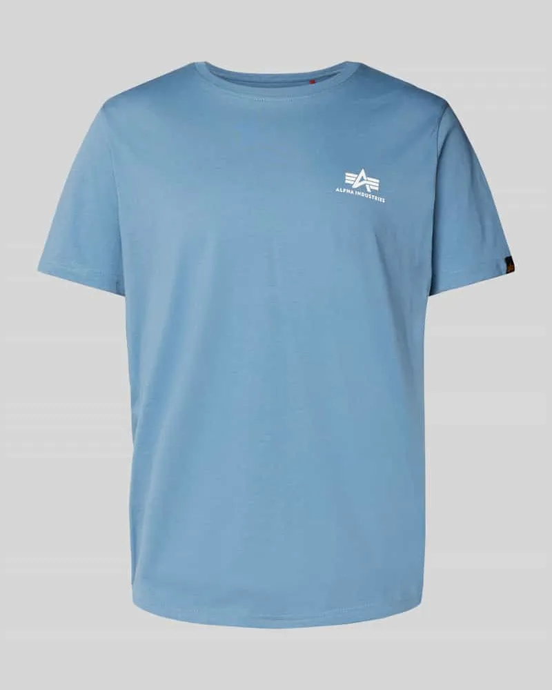 Alpha Industries T-Shirt mit Label-Print 