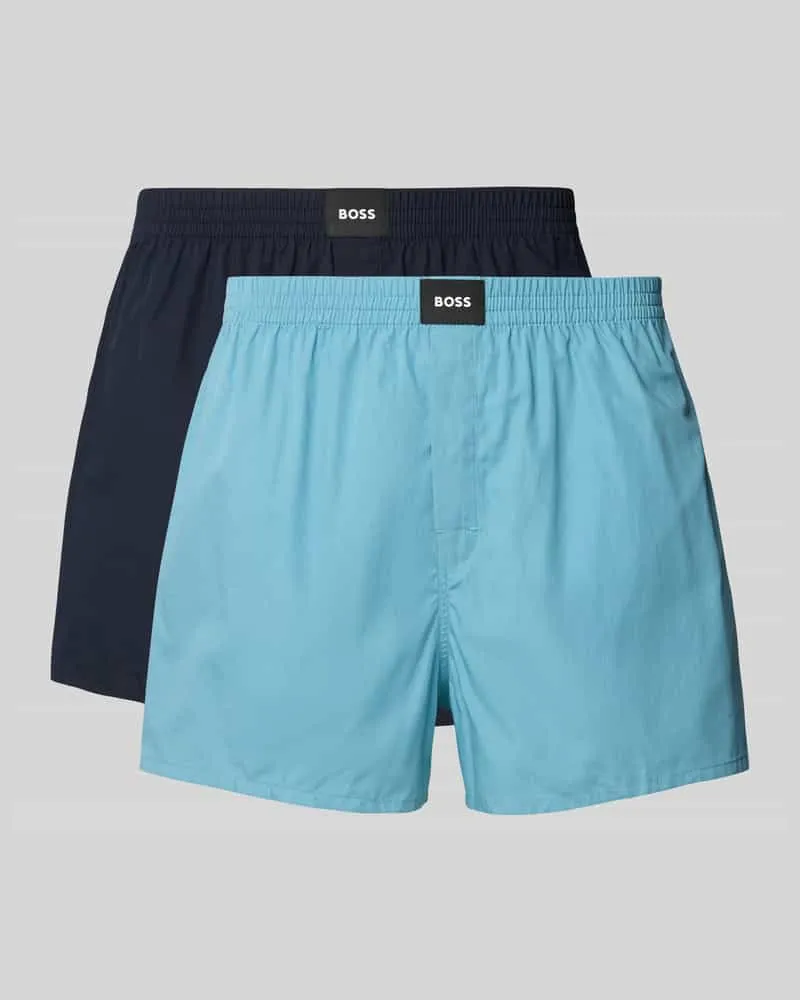 HUGO BOSS Regular Fit Trunks in Premiumqualität im 2er-Pack 