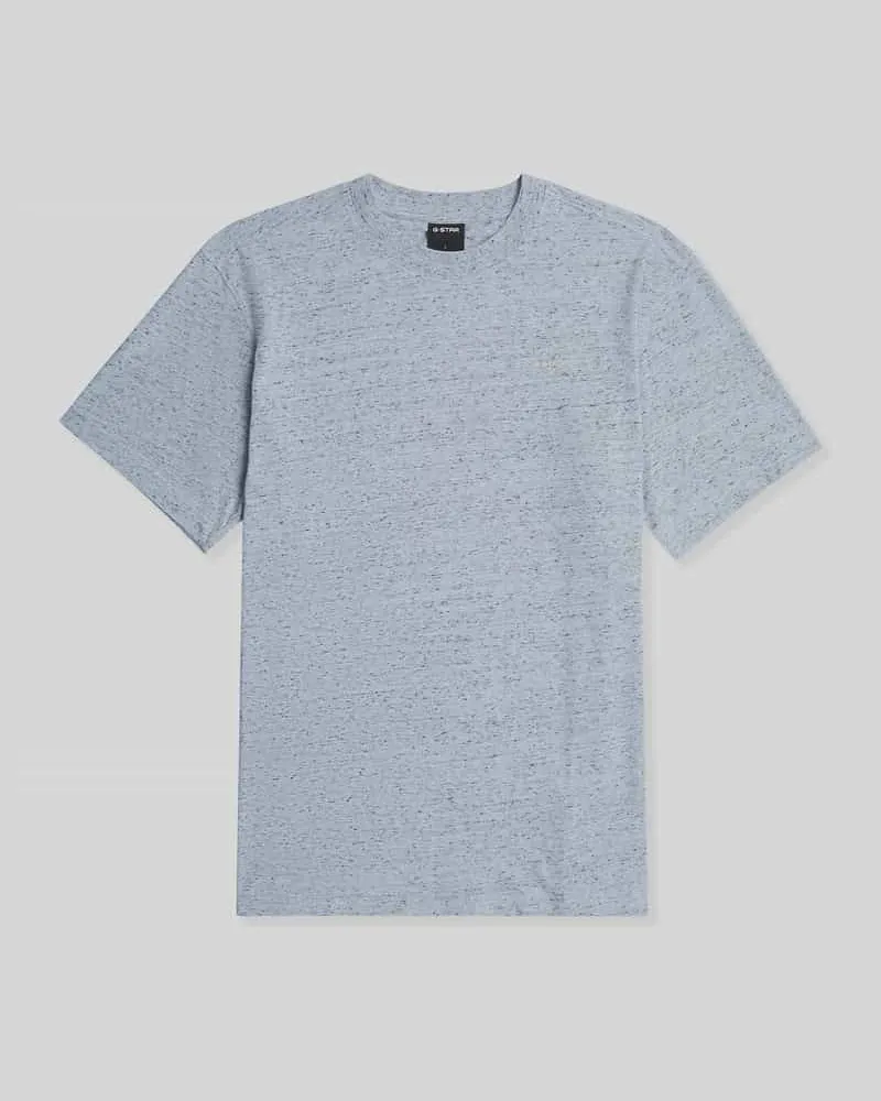 G-STAR RAW T-Shirt mit dezentem Logo-Detail Hellblau