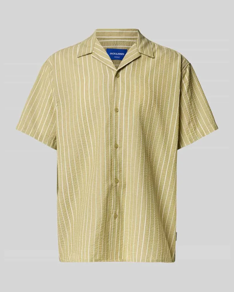 Jack & Jones Freizeithemd mit Knopfleiste Modell 'LUKE 