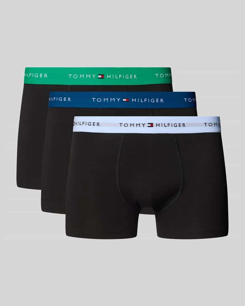 Tommy Hilfiger Trunks aus Baumwoll-Mix im 3er-Pack 