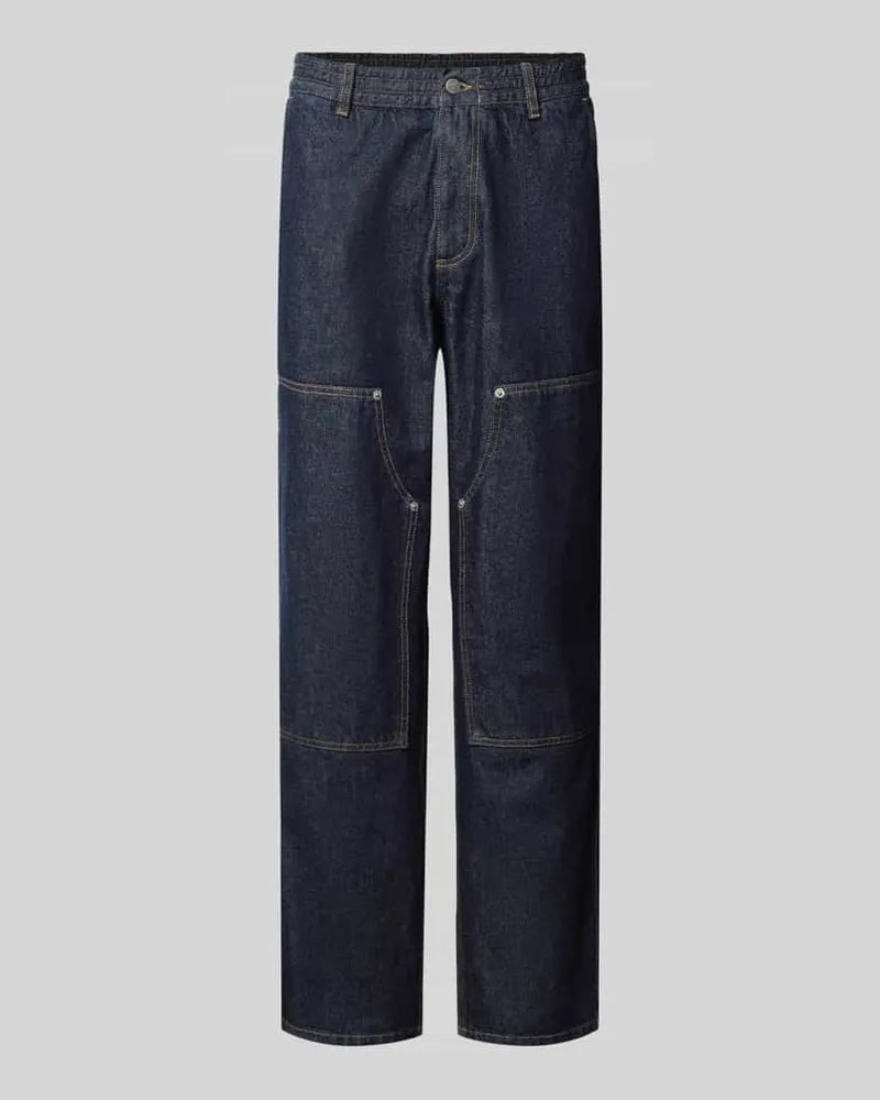 forét Relaxed Fit Jeans mit Ziernähten Modell 'CLAY 