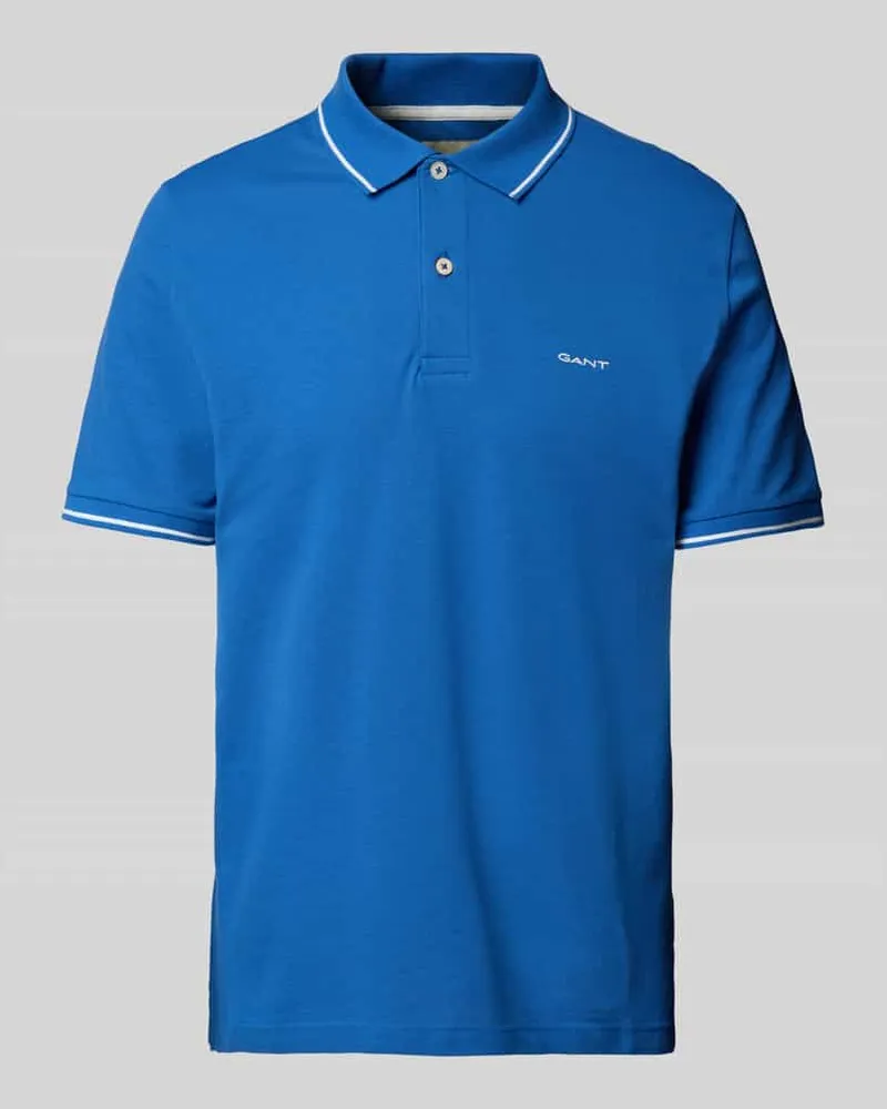Gant Poloshirt mit Label-Stitching 