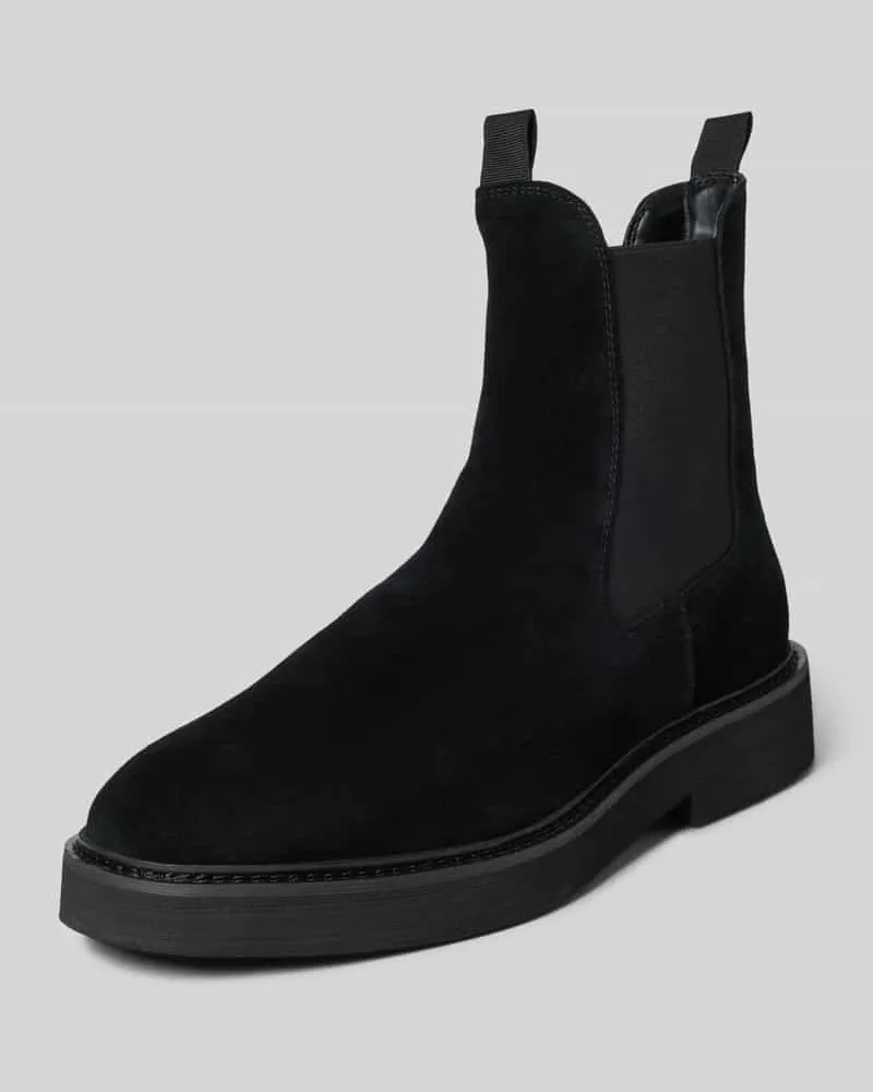 Steve Madden Chelsea Boots mit strukturierter Sohle Modell 'BRANTLEY Black