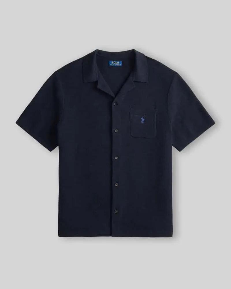 Ralph Lauren Regular Fit Poloshirt aus reiner Baumwolle Marine