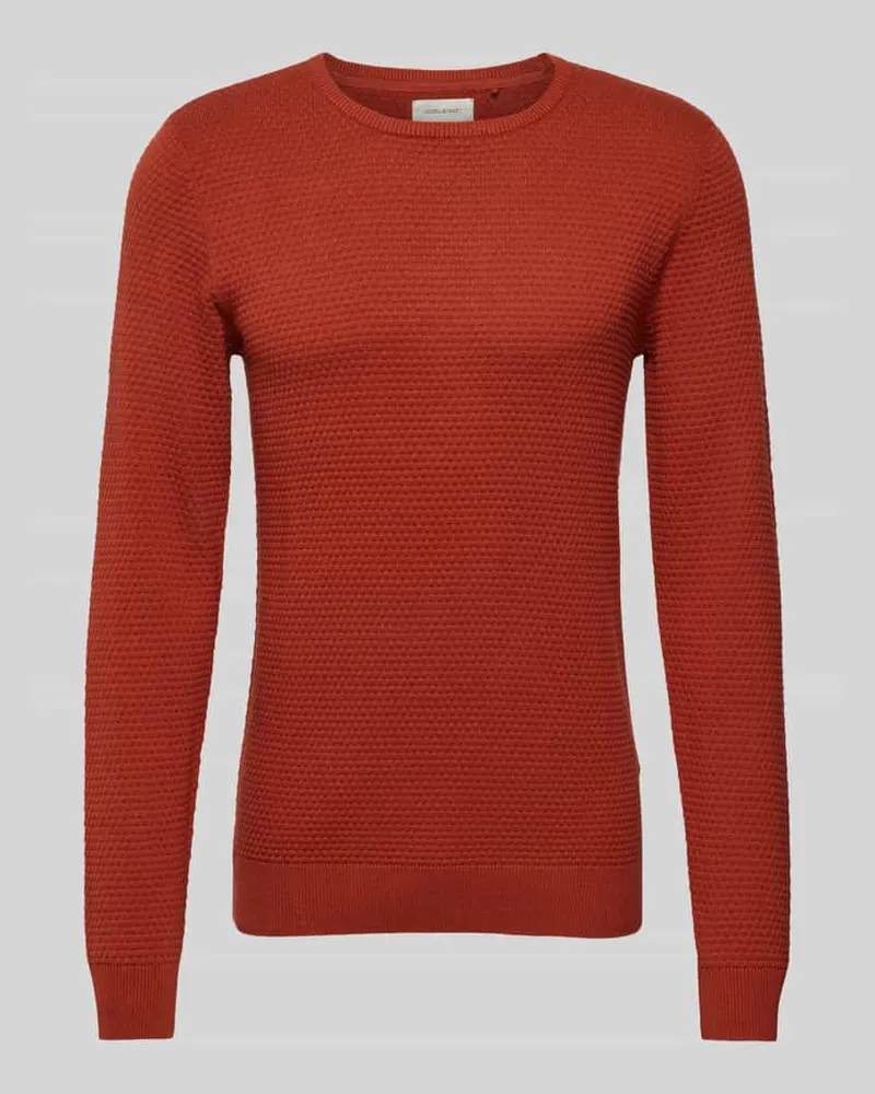 Blend Strickpullover mit Strukturmuster 