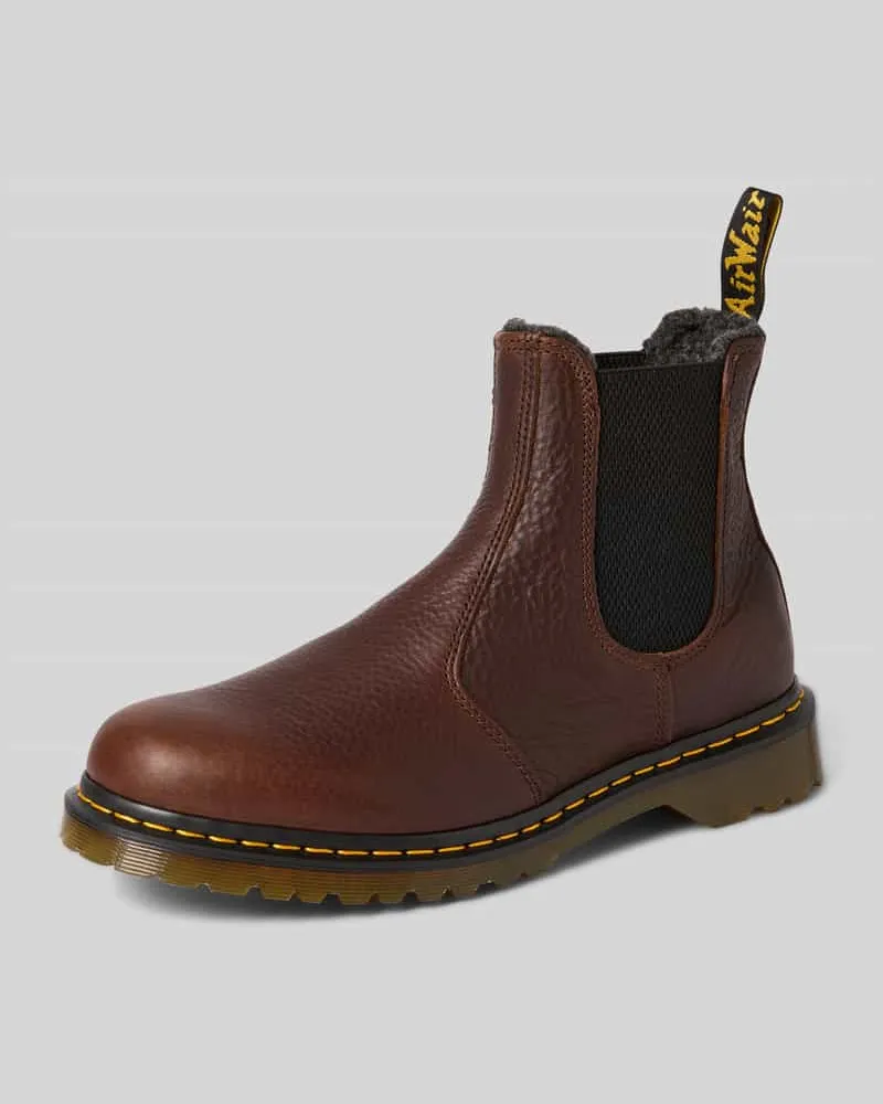 Dr.Martens Chelsea Boots mit elastischem Einsatz Dunkelbraun