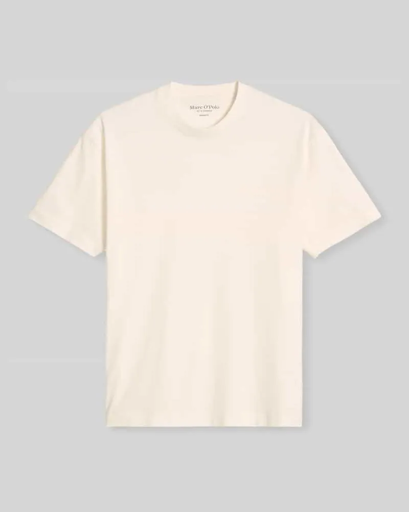 Marc O'Polo Loose Fit T-Shirt aus reiner Baumwolle Offwhite