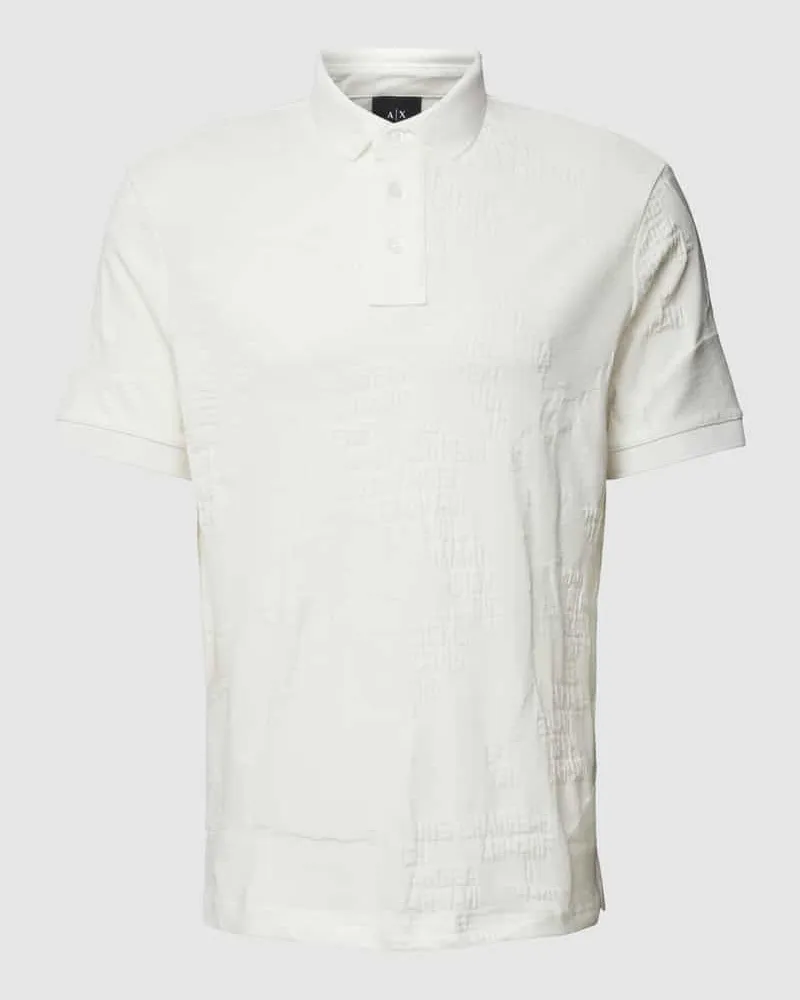 Armani Exchange Poloshirt mit Label-Detail 