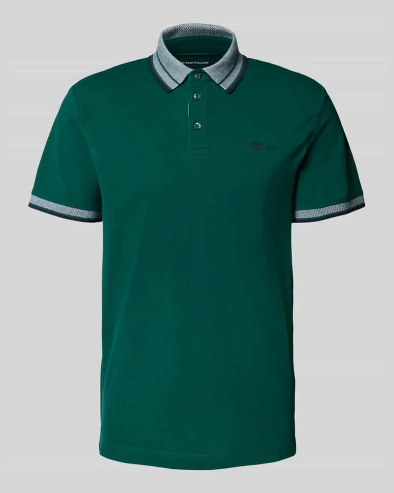 Tom Tailor Regular Fit Poloshirt aus Baumwoll-Mix 
