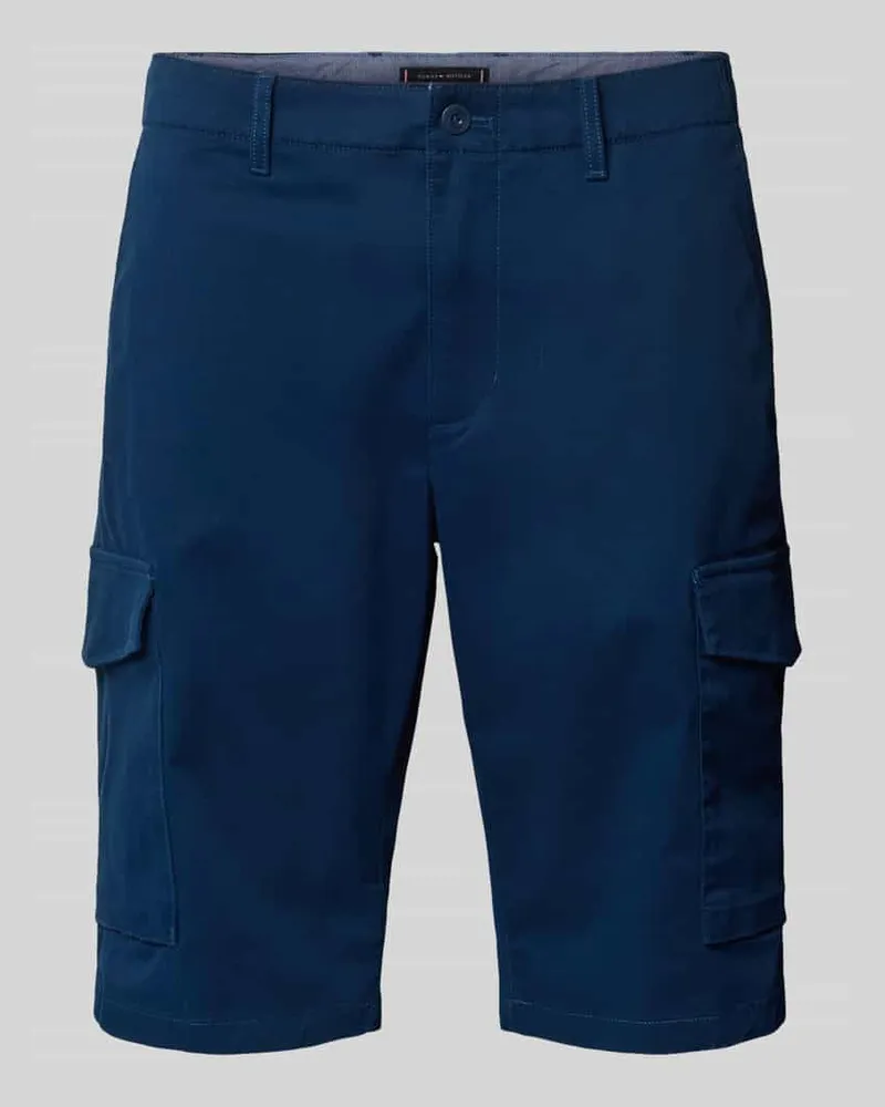 Tommy Hilfiger Relaxed Fit Cargoshorts aus Baumwoll-Elasthan-Mix 