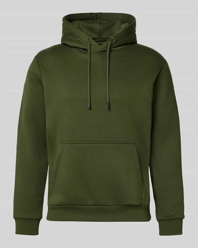 Jack & Jones Hoodie mit Kapuze Modell 'BRADLEY Oliv