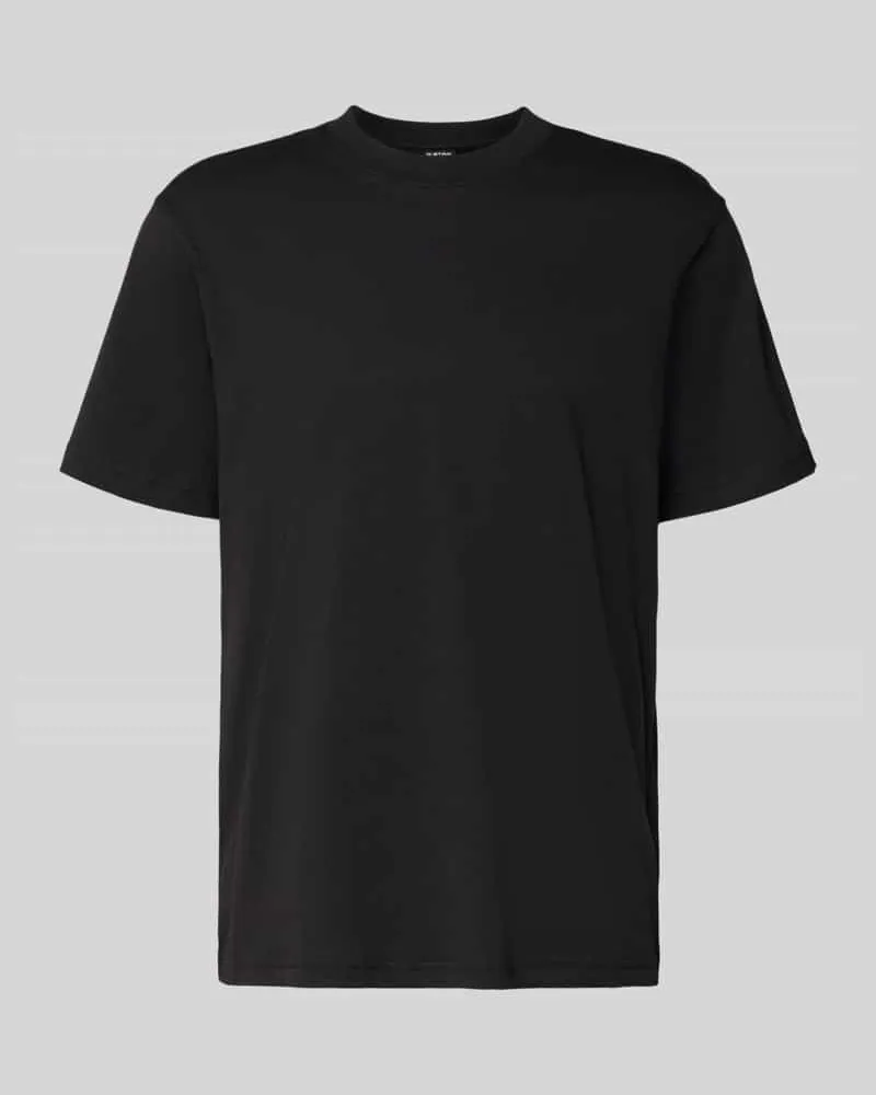G-STAR RAW T-Shirt aus Baumwolle mit Rundhalsausschnitt Black