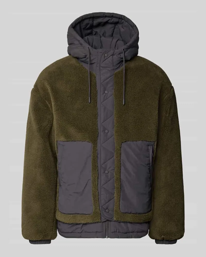 McNeal Sweatjacke mit Kapuze Oliv