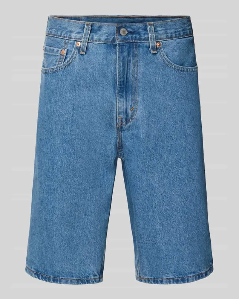 Levi's Loose Fit Jeansshorts aus reiner Baumwolle Modell '469 Blau