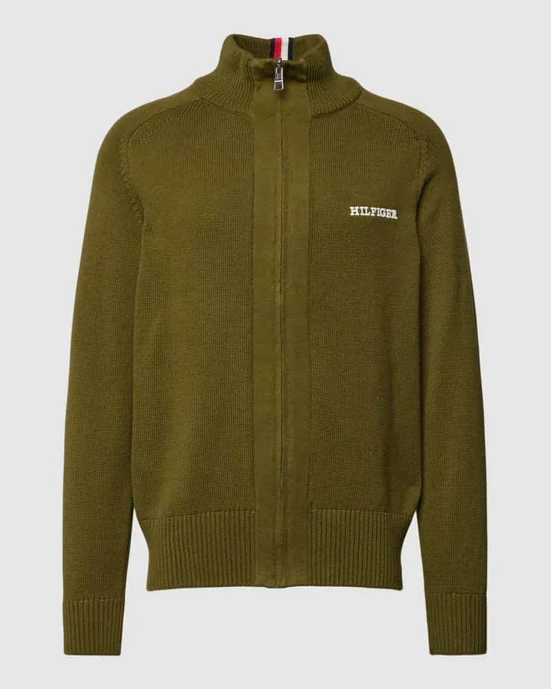 Tommy Hilfiger Strickjacke mit Label-Stitching Modell 'MONOTYPE 