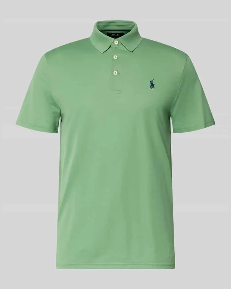 Ralph Lauren Regular Fit Poloshirt aus Baumwoll-Mix Modell 'TOUR PIQUE Gruen
